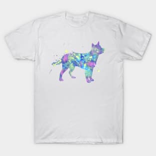 Cattle Dog Watercolor Painting T-Shirt